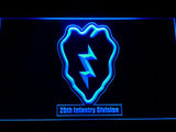 25th Infantry Regiment LED Neon Sign USB - Blue - TheLedHeroes