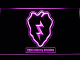 25th Infantry Regiment LED Neon Sign USB - Purple - TheLedHeroes