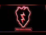 FREE 25th Infantry Regiment LED Sign - Red - TheLedHeroes