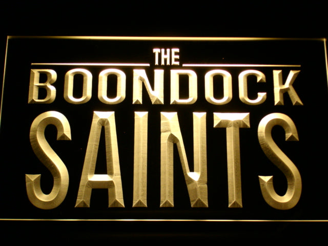 FREE The Boondock Saints LED Sign - Yellow - TheLedHeroes