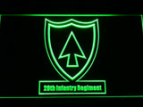 FREE 26th Infantry Regiment LED Sign - Green - TheLedHeroes