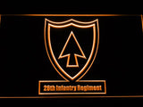 26th Infantry Regiment LED Neon Sign USB - Orange - TheLedHeroes