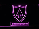 26th Infantry Regiment LED Neon Sign USB - Purple - TheLedHeroes