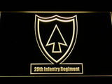 26th Infantry Regiment LED Neon Sign USB - Yellow - TheLedHeroes