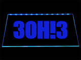 3OH!3 LED Neon Sign Electrical - Blue - TheLedHeroes