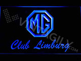 MG Club Limburg LED Sign - Blue - TheLedHeroes