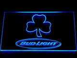 FREE Bud Light Shamrock (2) LED Sign - Blue - TheLedHeroes