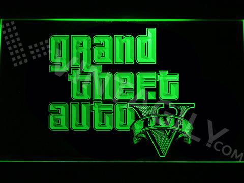 Grand Theft Auto V LED Sign - Green - TheLedHeroes