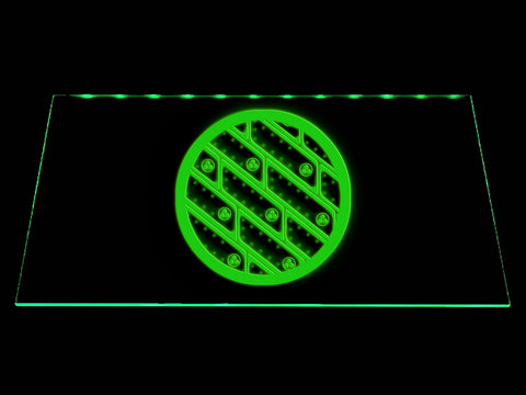 FREE Fallout Bioscience Symbol  LED Sign - Green - TheLedHeroes