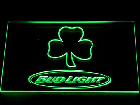 FREE Bud Light Shamrock (2) LED Sign - Green - TheLedHeroes