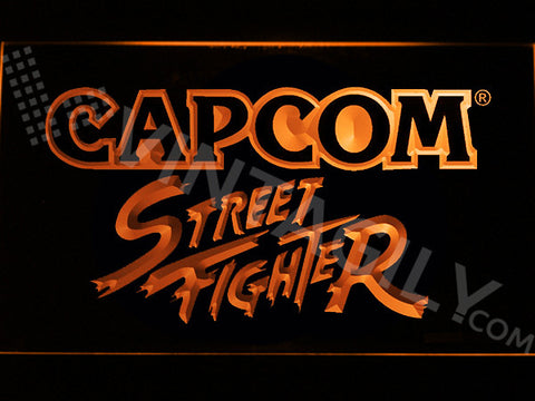 Capcom Street Fighter LED Sign - Orange - TheLedHeroes