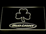 FREE Bud Light Shamrock (2) LED Sign - Yellow - TheLedHeroes