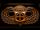 FREE 82nd Airborne Division (2) LED Sign - Orange - TheLedHeroes