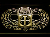 FREE 82nd Airborne Division (2) LED Sign - Yellow - TheLedHeroes