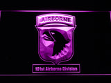 FREE 101st Airborne Division LED Sign - Purple - TheLedHeroes