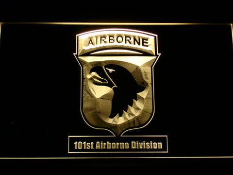 FREE 101st Airborne Division LED Sign - Yellow - TheLedHeroes