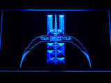 U2 Band 360 Tour LED Neon Sign USB - Blue - TheLedHeroes