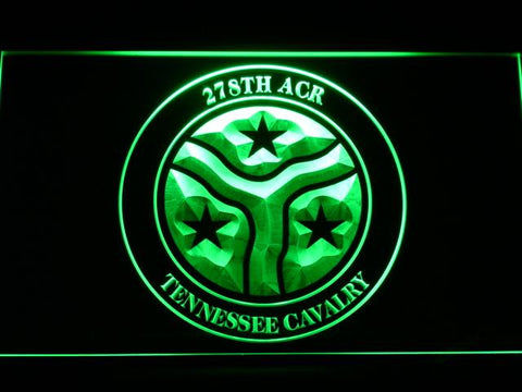 278th Armored Cavalry Regiment LED Neon Sign USB - Green - TheLedHeroes