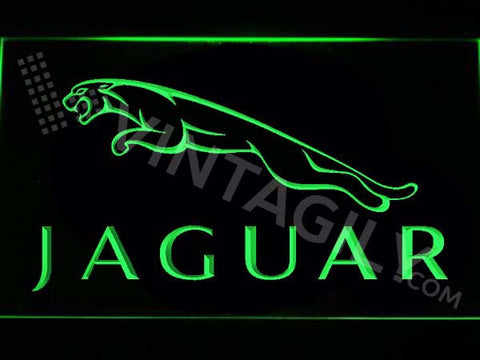 Jaguar LED Sign - Green - TheLedHeroes