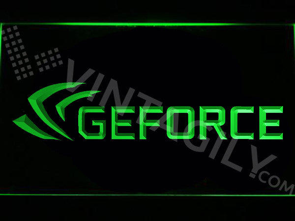 FREE Ge Force LED Sign - Green - TheLedHeroes