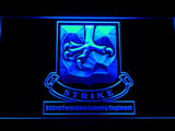 502nd Parachute Infantry Regiment LED Neon Sign USB - Blue - TheLedHeroes