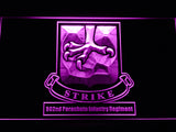 FREE 502nd Parachute Infantry Regiment LED Sign - Purple - TheLedHeroes