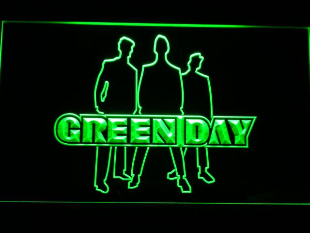 Green Day (2) LED Neon Sign USB - Green - TheLedHeroes