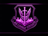 Air Combat Command LED Neon Sign USB - Purple - TheLedHeroes