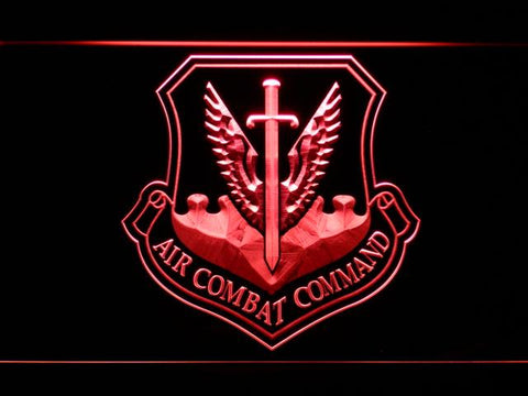 Air Combat Command LED Neon Sign Electrical - Red - TheLedHeroes