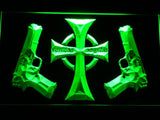 The Boondock Saints Veritas Aequitas LED Neon Sign USB - Green - TheLedHeroes