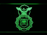 United States Department of the Air Force LED Neon Sign Electrical - Green - TheLedHeroes