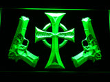FREE The Boondock Saints Veritas Aequitas LED Sign - Green - TheLedHeroes