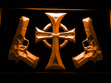 FREE The Boondock Saints Veritas Aequitas LED Sign - Orange - TheLedHeroes