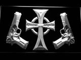 The Boondock Saints Veritas Aequitas LED Neon Sign Electrical - White - TheLedHeroes