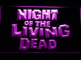 Night of the Living Dead LED Neon Sign USB - Purple - TheLedHeroes