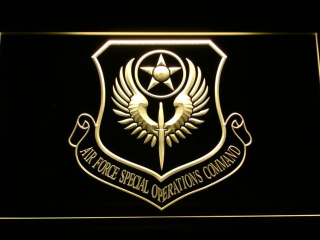 Air Force Special Operations Command LED Neon Sign Electrical - Yellow - TheLedHeroes