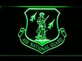 Air National Guard LED Neon Sign USB - Green - TheLedHeroes