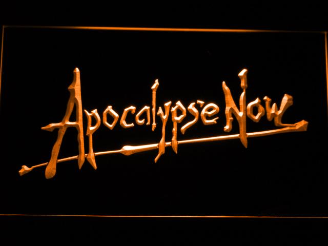 Apocalypse Now LED Neon Sign USB - Orange - TheLedHeroes