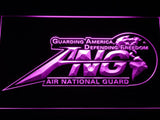 ANG Air National Guard LED Neon Sign Electrical - Purple - TheLedHeroes