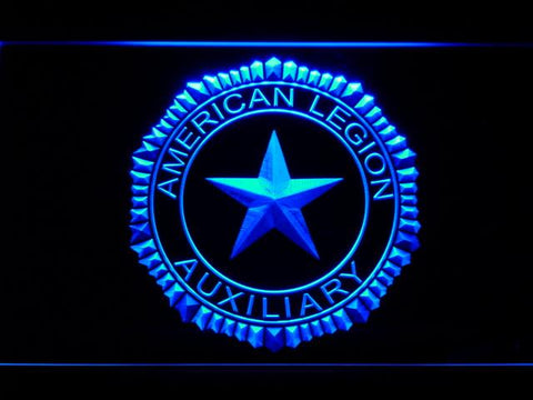 American Legion Auxiliary LED Neon Sign Electrical - Blue - TheLedHeroes