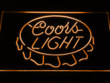 FREE Coors Light Cap LED Sign - Orange - TheLedHeroes