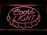 FREE Coors Light Cap LED Sign - Red - TheLedHeroes