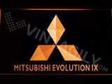 Mitsubishi Evolution IX LED Sign - Orange - TheLedHeroes