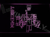 Minecraft 2 LED Neon Sign Electrical - Purple - TheLedHeroes