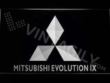 Mitsubishi Evolution IX LED Sign - White - TheLedHeroes