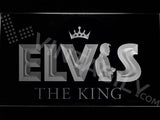 Elvis The King LED Neon Sign USB - White - TheLedHeroes