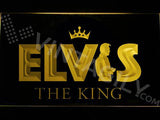 Elvis The King LED Neon Sign USB - Yellow - TheLedHeroes