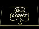 FREE Coors Light Shamrock LED Sign - Yellow - TheLedHeroes