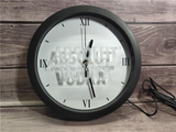 Absolut Vodka LED Wall Clock -  - TheLedHeroes