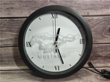 Ford Mustang LED Wall Clock -  - TheLedHeroes